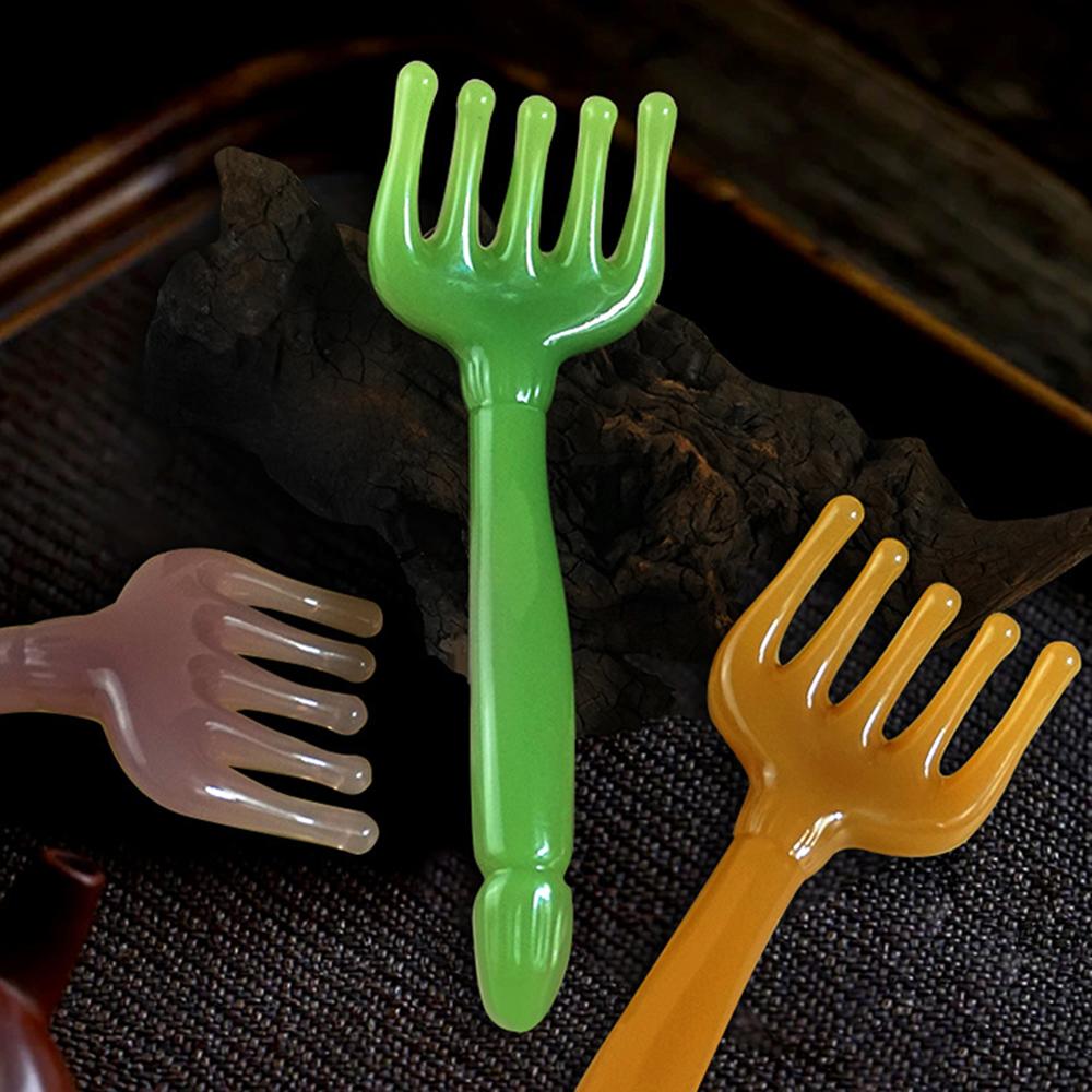 Массажер для головы с пальцами, расческа для массажа кожи головы для расслабления, стимуляции роста волос и снятия стресса