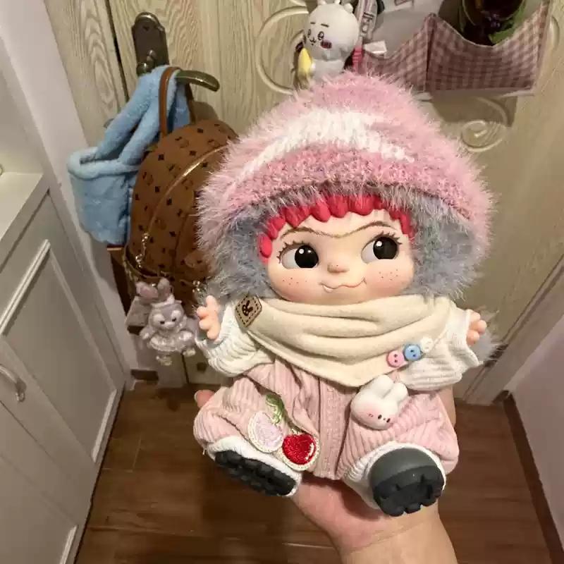 Одежда для куклы 20 см в стиле рок, креативный дизайн, модная и забавная, милая одежда Wakuku для вечеринки, игрушки для кукол, виниловая одежда для кукол