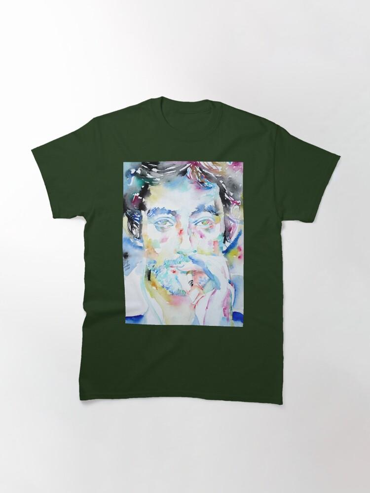 Serge Gainsbourg SERGE GAINSBOURG watercolor portrait Classic T-Shirt