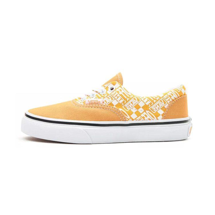Vans Кроссовки для скейтбординга Era, противоскользящие, износостойкие, дышащие, низкие, для детей 3-7 лет, желтые, VN0A38H83S6