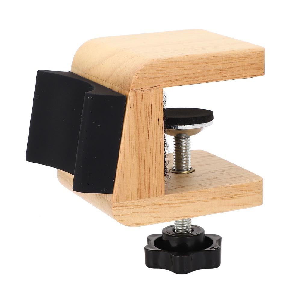 Black+Wood color Guitar Neck Rest Adjustable Clamp Table Clamp Guitar Stand For Guitar