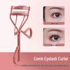 Popular Pink Eyelash Curler with Comb for Beginners - Portable Partial Eyelash Tool