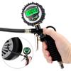 Digital Tire Pressure Inflator Gauge Aluminum Alloy Tyre Pressure Meter Air Line Tyre Pump for Motorcycle Bicycle Auto