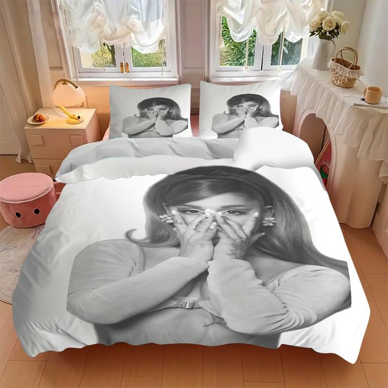 3Pcs Glamorous Woman Face Bedding Sets For All Sizes New 3D Printed Bed Cover Comforter Duvet Cover Pillowcase Bedroom Decoration