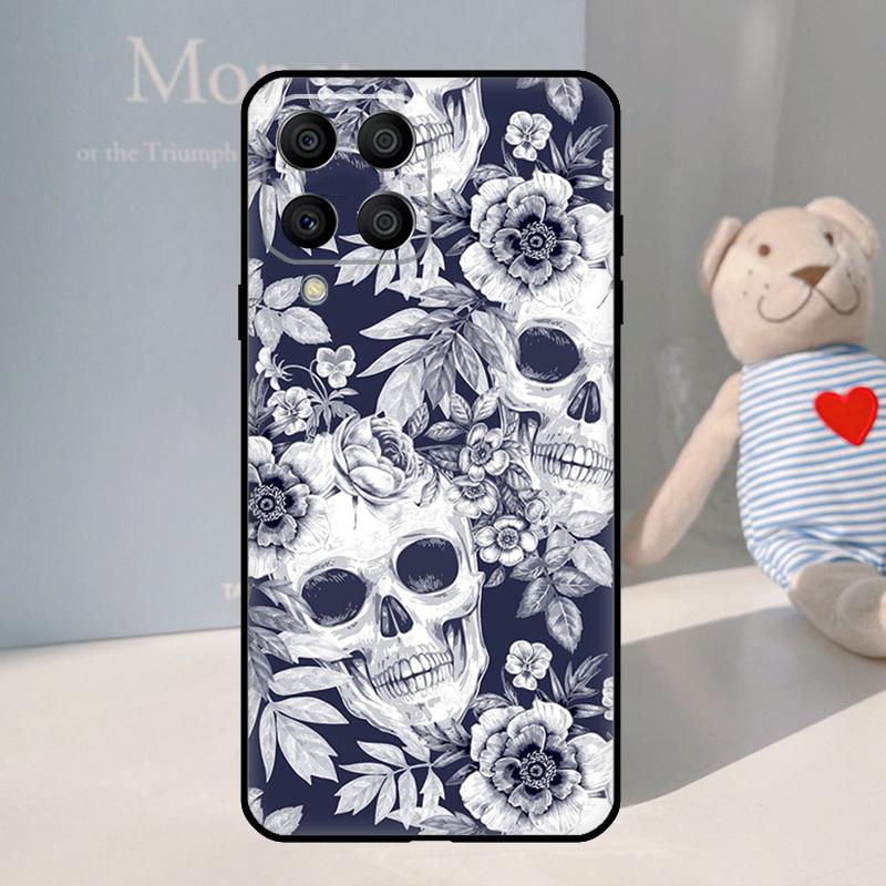 Skeleton Skull Art For Samsung Galaxy M21 M11 M31 M13 M33 M35 M53 M55 M15 M14 M34 M54 M12 M32 M52 M06 M16 Case
