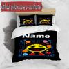 3pcs Duvet Cover Set (1*Duvet Cover + 2*Pillowcase, Without Core), Custom Name PAC Pattern Bedding Set, Home Bedroom Decor Gift