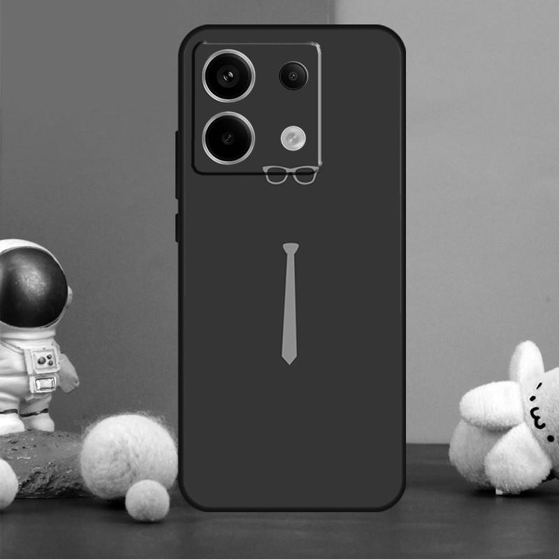Suit and Tie Case For Xiaomi Redmi Note 14 13 9 10 11 12 15 Pro Plus Redmi 15 15C 14C 10C 12C 13C Cover