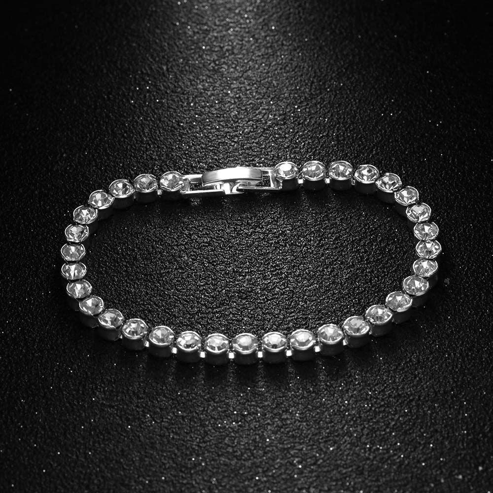 Женские роскошные блестящие браслеты с австрийскими кристаллами, серебро и золото, ручная цепочка-манжета, модные украшения