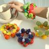 Resin Beads Bracelet Dopamine Summer Bohemian Jewelry Simulation Fruit Bracelet  Beach Jewelry