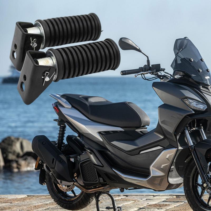 Мотоциклетные педали для Qianjiang QJ125 GN125 GT125 Suzuki King GS125 Универсальные M8 Фиксирующие подставки для ног Peg Pedals Racing Rearset