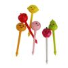 6 шт. клубника персик детские фруктовые палочки мини креативные фруктовые торт десерт еда вилки ланч-бокс декор аксессуары для бенто
