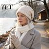Thickened Knitted Beanies for Women Winter Knit Women, Thick Slouchy Skull Cap with Diamond Thermal Protection Hat Severe Cold Texture, Soft Warm Cozy