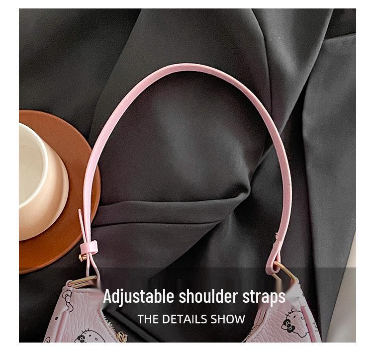 Korean Style Versatile Women's Shoulder Bag - Autumn/Winter Fashion Dumpling Print Bag