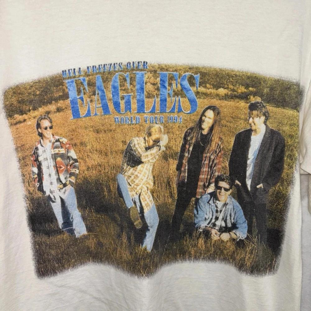 Винтажная футболка с принтом тура Hell Freezes Over 1994 года Rock T-Shirt ГОРЯЧИЙ ТОВАР Унисекс футболка
