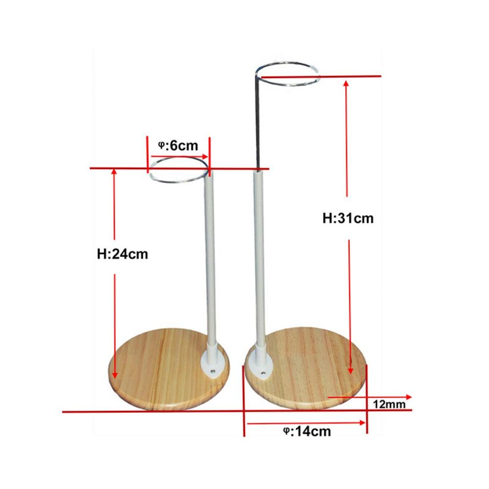 Wooden Base Doll Stands Adjustable Action Figure Stand New Doll Display Holder  Organizer Bracket