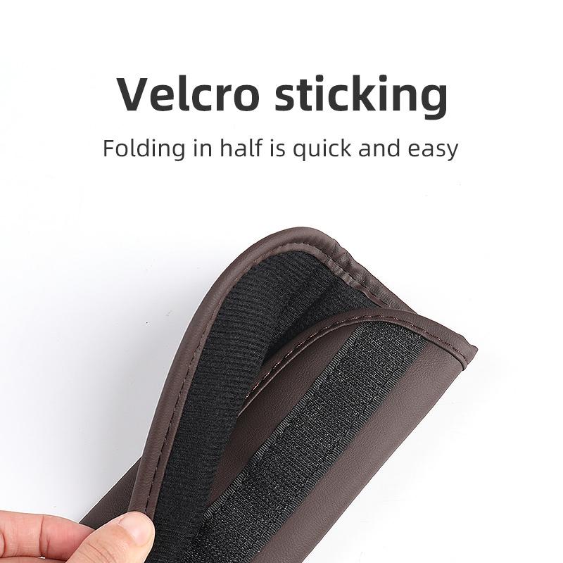 AAAYT1 For Opel Car Seat Belt Shoulder Pad Leather Cover Anti-Chafing Comfort Cushion Zafira Meriva Mokka Vivaro Vectra Antara Ampera