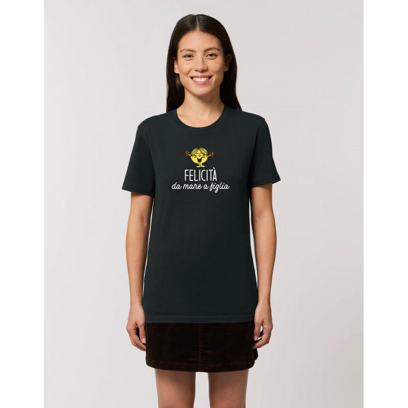 Женская футболка - СЧАСТЬЕ ОТ МАМА ДОЧКЕ ИТ