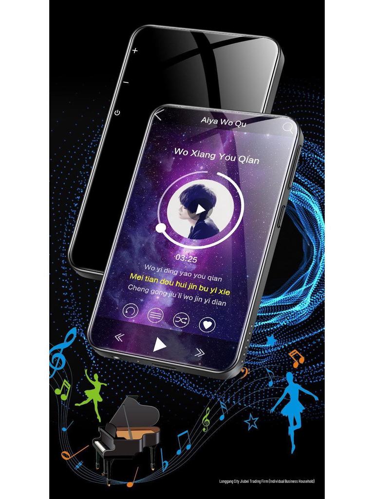 MP4/MP5-плеер с поддержкой Wi-Fi: Полноэкранное портативное устройство для музыки, видео, Bluetooth и чтения электронных книг