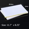 New 50 Sheets A4 White Self Adhesive Sticker Label Matte Surface Paper Sheet for Laser Inkjet Printer Copier Craft Paper