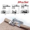 3 Sizes Wide Rolled Hem Pressure Foot Sewing Machine Presser Foot Hemmer Foot Set 1/2 Inch, 3/4 Inch, 1 Inch Low Shank Sewing Machine Presser Foot
