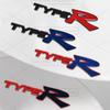 QLN2 Car 3D Metal Type R Body Emblem Badge Decals Auto Tail Sticker For Honda Civic Typer Vezel CRV HRV Jazz Fit Accord VTEC Pilot