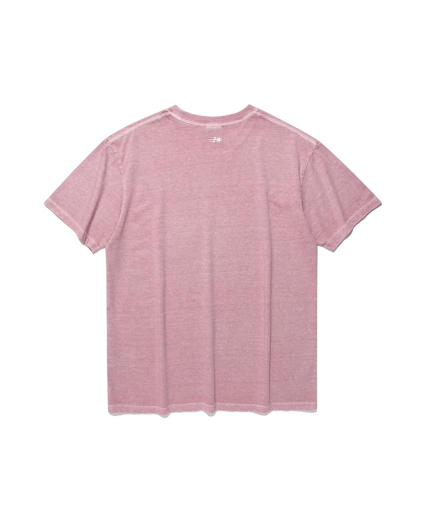 NICEGHOSTCLUB Tornado Logo Pigment Tee_Pink(Ng2Gmut500A)