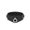 Liebe Seele Dark Secret Series Popular SM Goods Restraints Genuine Leather Cowhide Queen Cosplay Restraint Play Collar with High-end (Wide Padlock)