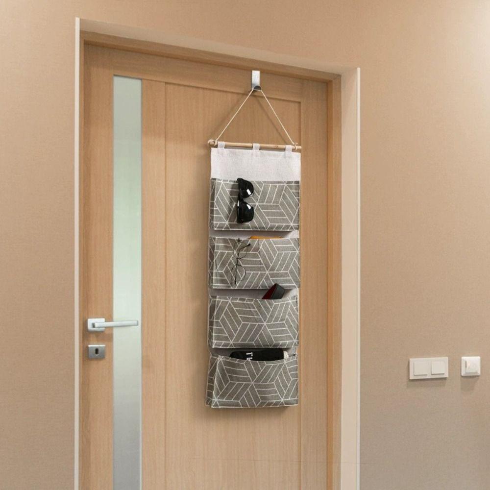 Waterproof Storage Bag Wall Mounted Bedside Organizer Portable Sundries Storage Pouches Home