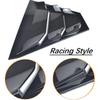 For Nissan Altima -2025 Rear Side Window Louvers,Racing Style Louvers Air Vent Scoop Shades Cover Blinds 1Pair (Glossy Black)