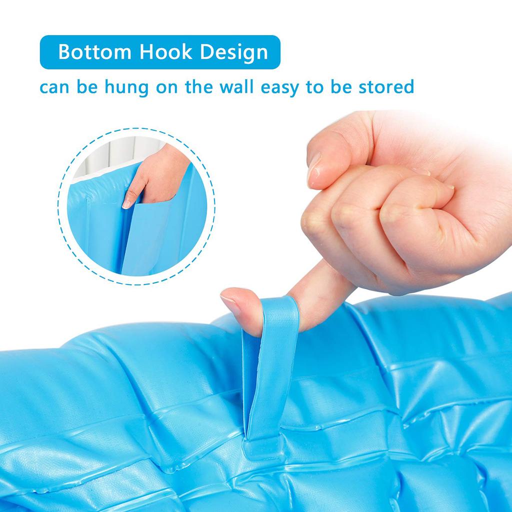 Надувная Складная Детская Ванна Портативная Путешествия Компактная Детская Ванночка Для Малышей Детская Ванна Душевая Умывальник Сиденье Ванны Детская Ванночка Плавательный Бассейн