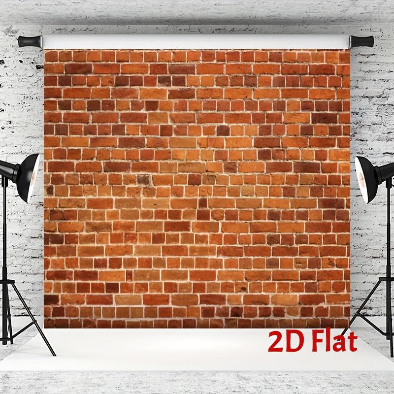 2D плоский баннер, фон для фотосъемки с изображением кирпичной стены, цирковое украшение для концертного выступления