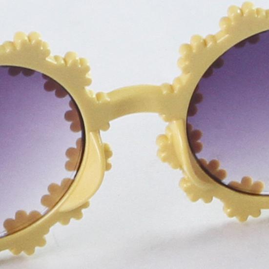 Солнцезащитные очки для собак-цветов, Косплей для питомцев, Круглые очки, Летние пляжные аксессуары для питомцев для собак, кошек, Реквизит для фото, Костюм для вечеринки