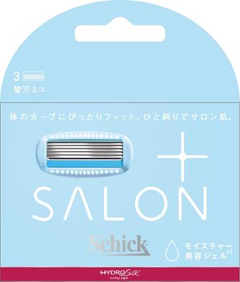 Schick Hydrosilk Salon Plus сменные лезвия с защитой кожи бритва белая 1 шт (3 куска) Женский