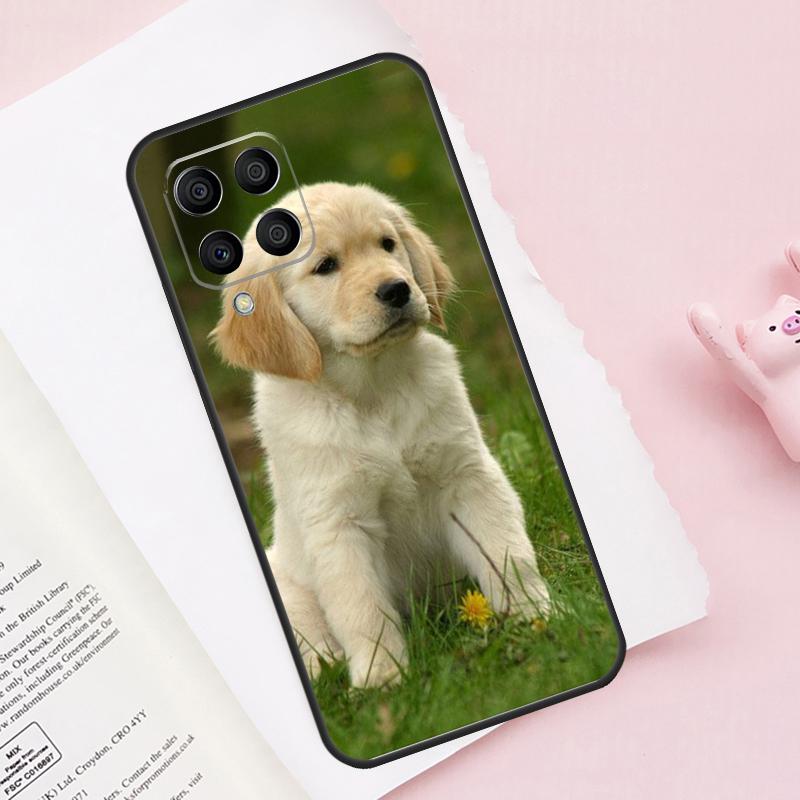 Golden Retriever Dog Case For Samsung Galaxy M51 M55 M35 M15 M56 M36 M16 M06 M13 M33 M53 M12 M32 M52 M14 M34 M54