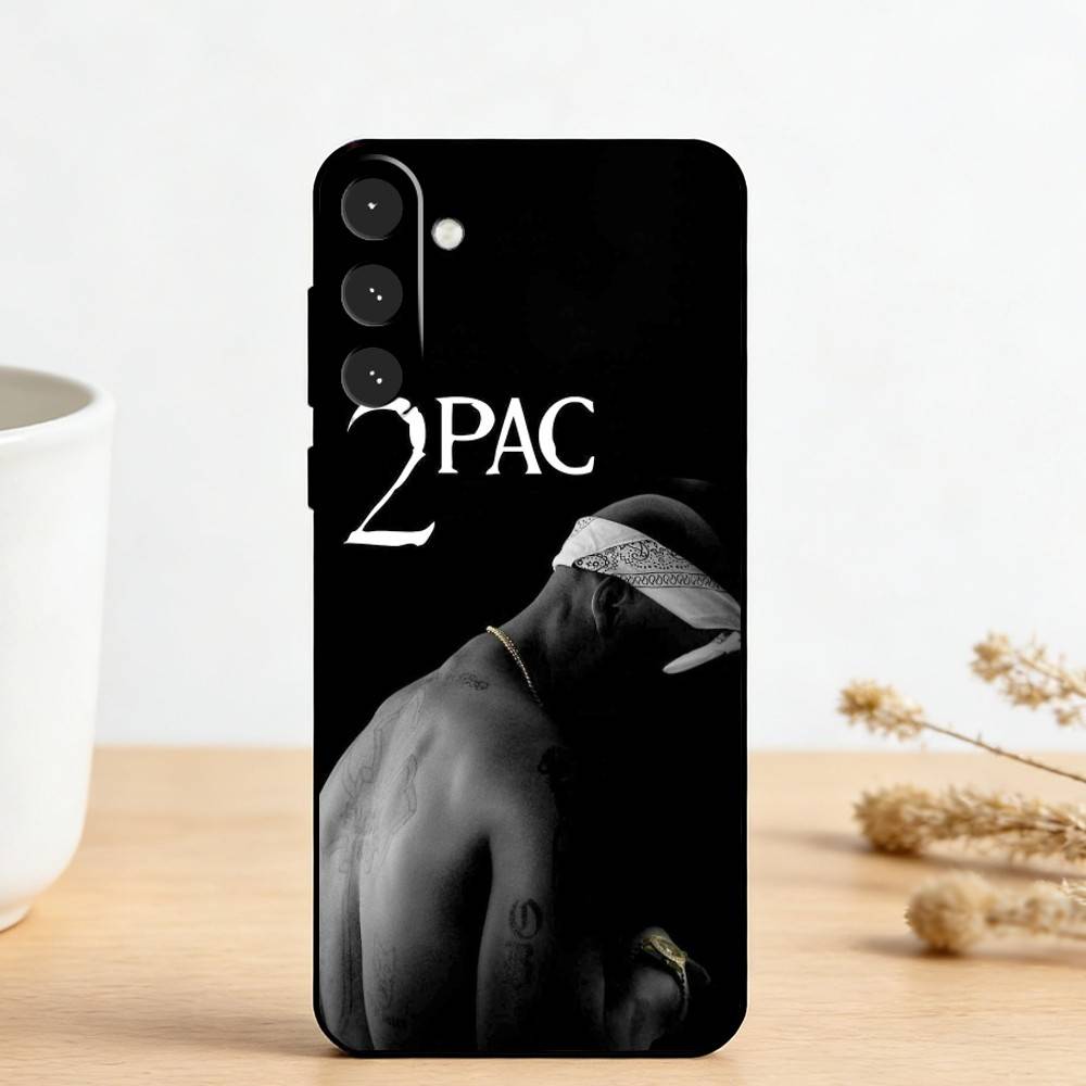 2Pac T-Tupac Shakur Рэп Рэпер Чехол для телефона для Samsung Galaxy A73,A72,A71,A70,A53,A52,A51,Другие Мягкий Черный Чехол