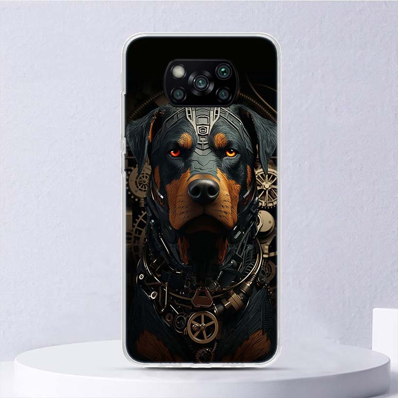 Ротвейлер Собака Ротти Мягкий Чехол Для Xiaomi Poco X7 X6 X5 X4 X3 Nfc F7 Ultra F6 F5 Pro Чехол Для Телефона F4 Gt F3 M5S M4 M3 M5 M6 Coque