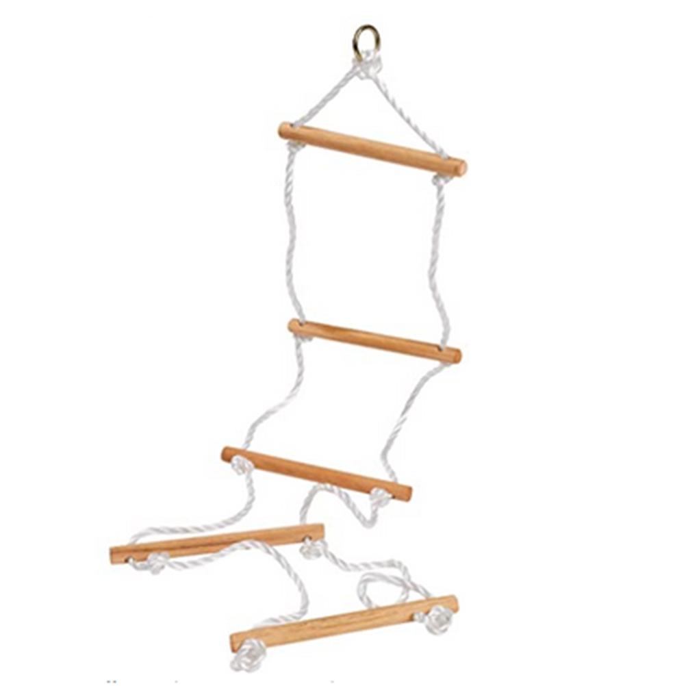 Детская веревочная лестница с деревянными перекладинами, веревочная лестница для скалолазания на открытом воздухе, в помещении, качели, игрушки для детей