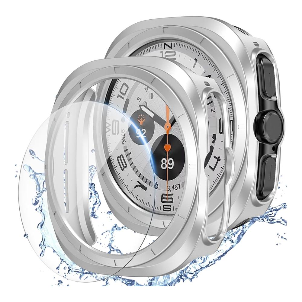 Case for Samsung Galaxy Watch Ultra 47mm Screen Protector Cover Protective Bumper Shell+Tempered Glass Film Galaxy Watch 7 Ultra