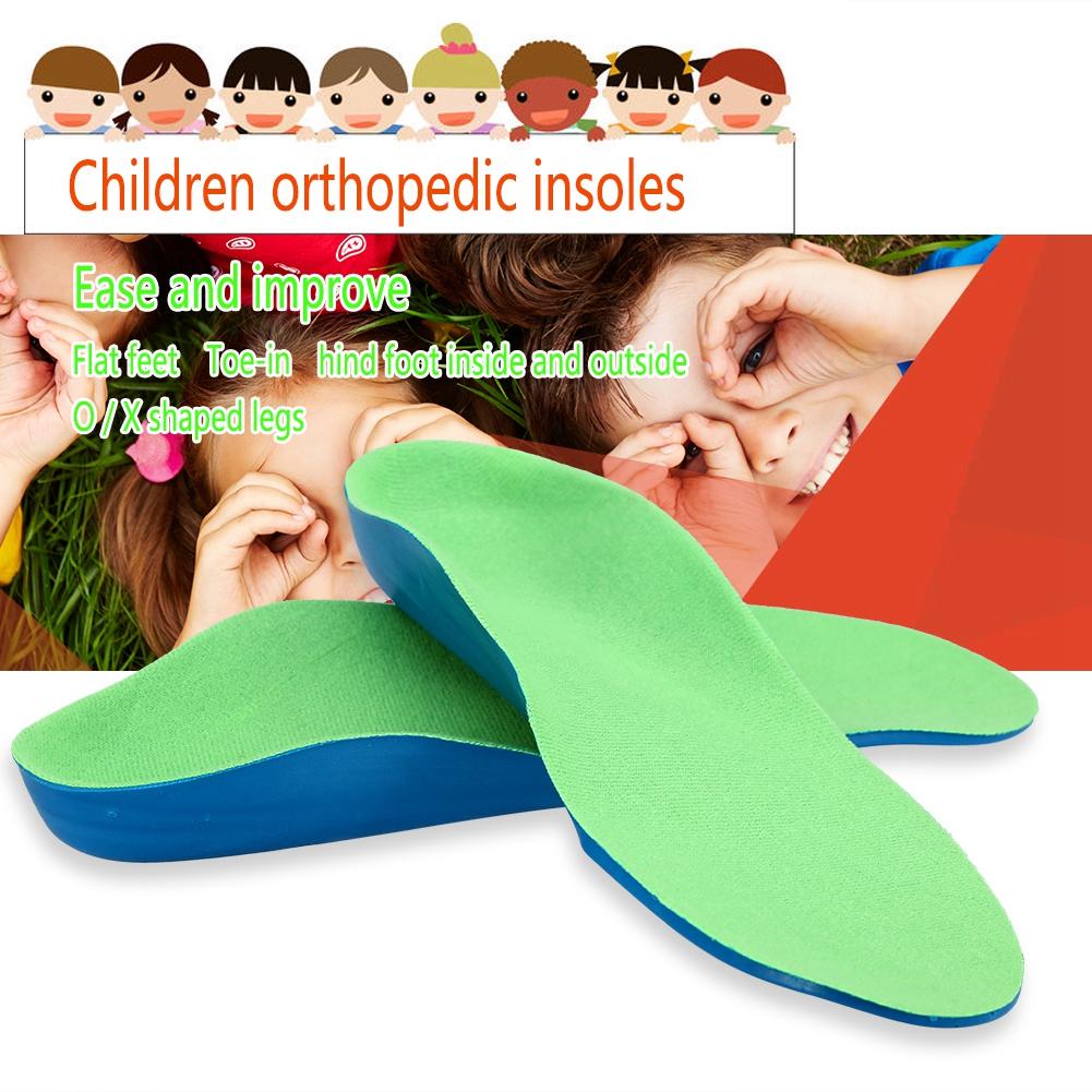 Orthotic Flat Feet Foot Arch Support Cushion Shoe Inserts Insoles Pads for Kids