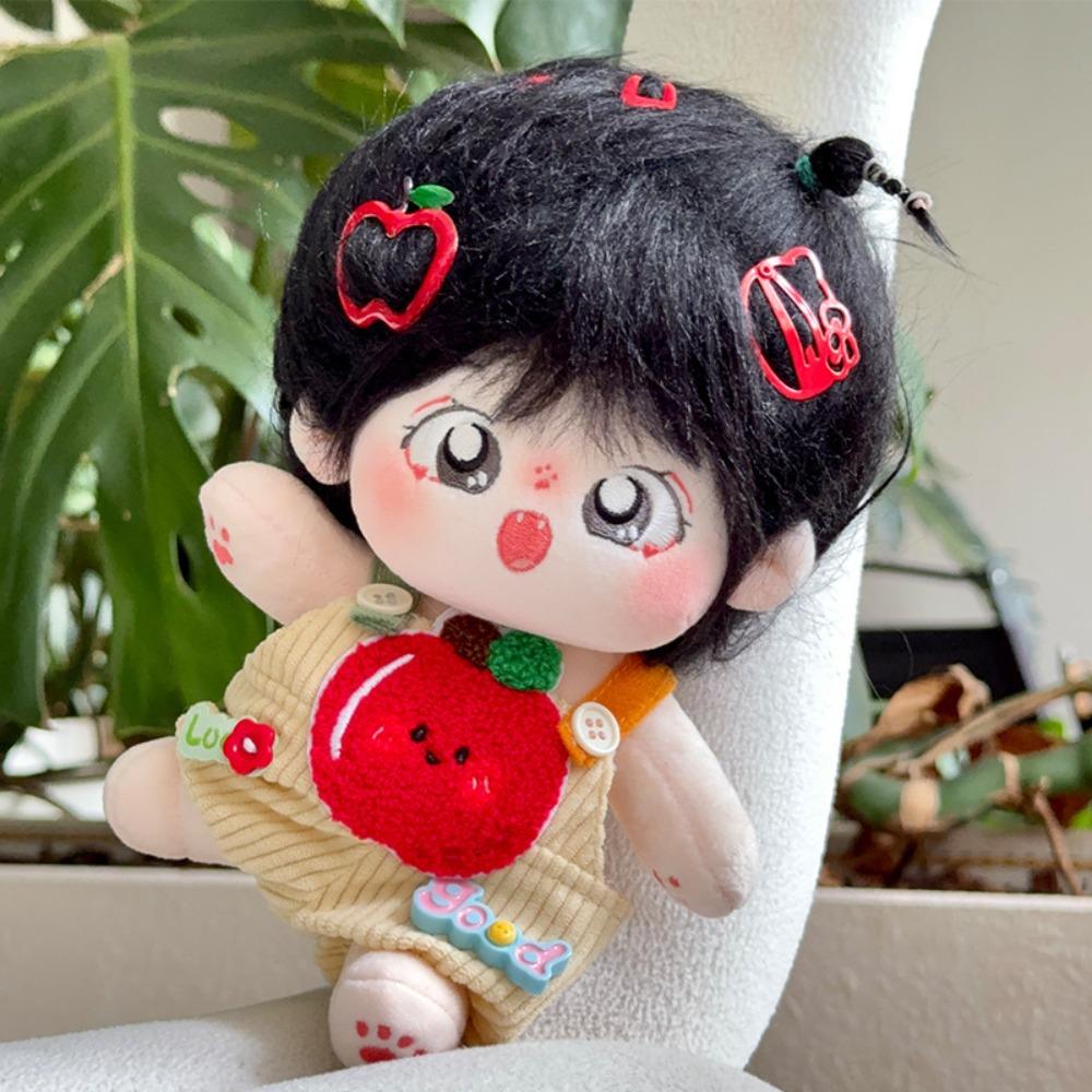 Прочная одежда для куклы Лабубу, вельветовый комбинезон с фруктами, аксессуары для куклы Лабубу 20 см