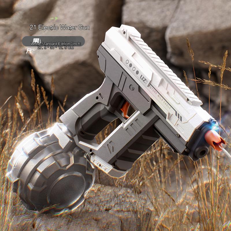 Новый электрический водяной пистолет высокого давления с большой дальностью стрельбы, автоматическое поглощение воды, электрический водяной пистолет M416, детская игрушка в подарок