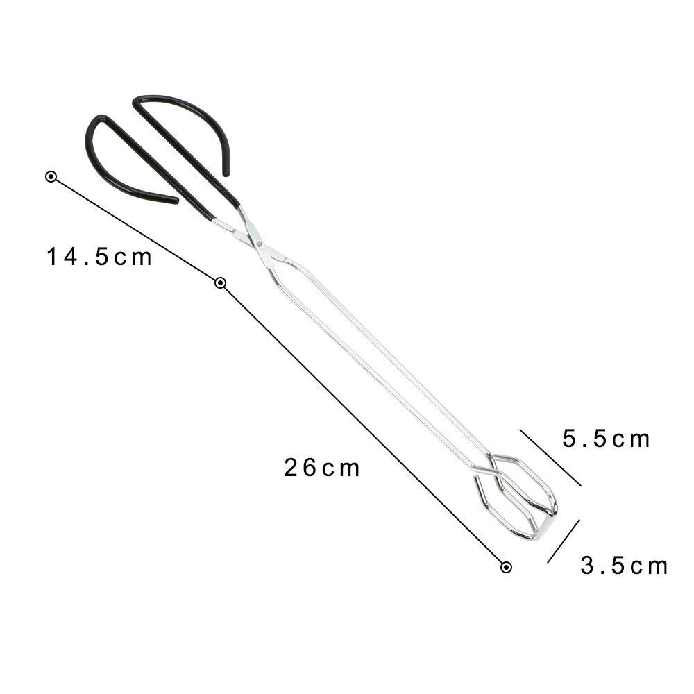 Щипцы для гриля из нержавеющей стали, кухонные принадлежности, зажим для еды для шведского стола, угольные плоскогубцы, кухонные гаджеты, щипцы для барбекю, кухонные аксессуары
