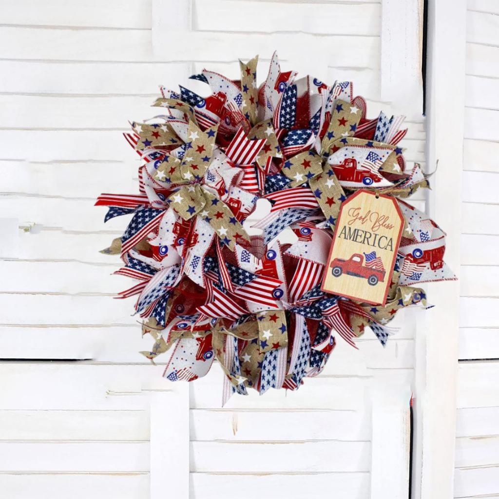 3DIndependence Day Flag Garland Home Front Decoration Door Hanging Garland Pendant