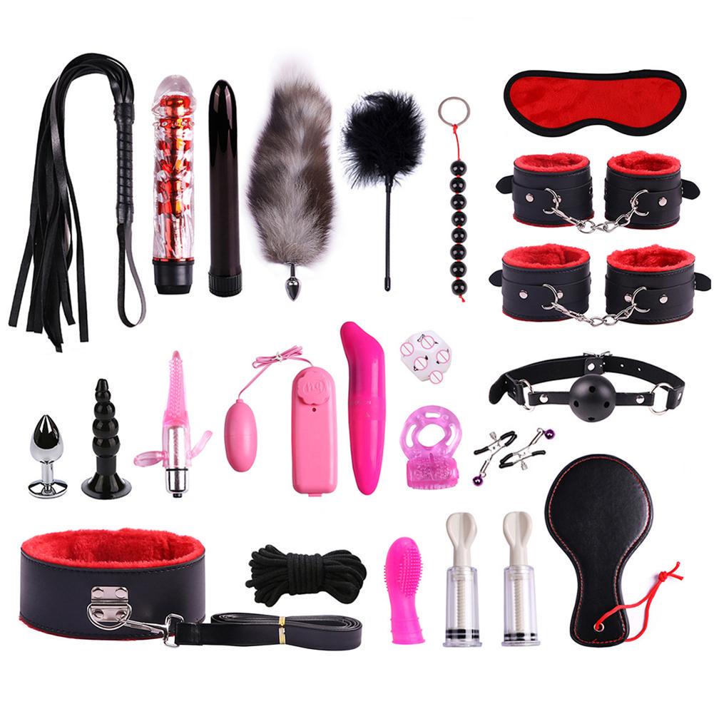 SM Kit 23 шт. Плюшевый комплект из искусственной кожи. Сексуальный игрушечный костюм. Специальный набор переплетов.