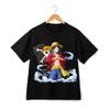 One Piece Luffy Pirate King T-Shirt – Anime Graphic Tee W Straw Hat Flag Design