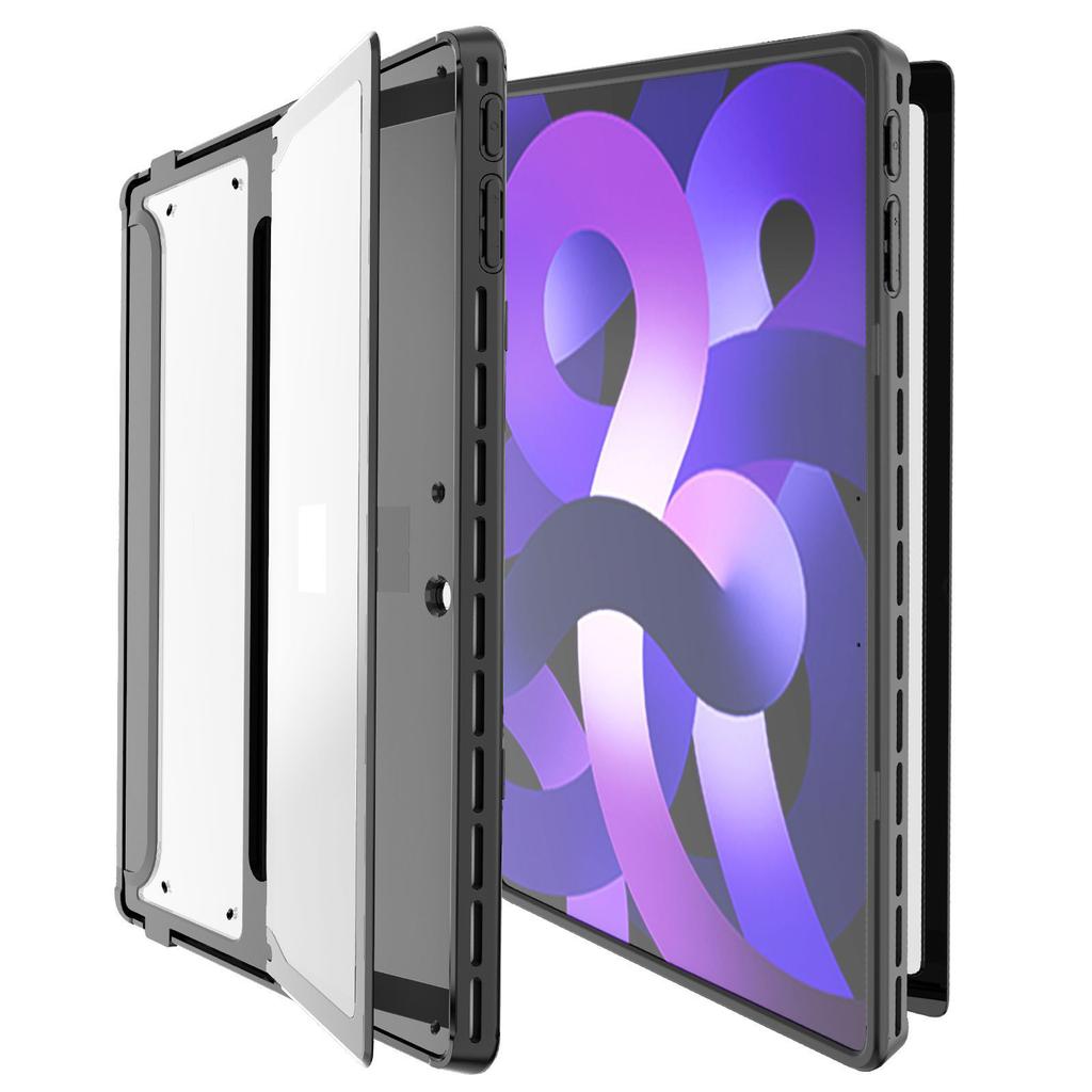 Многоугольный защитный чехол с подставкой, кристально чистая противоударная задняя крышка для клавиатуры и ручки Surface Pro9