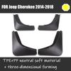 For Jeep Cherokee 2014-2018 Mudguard Fender Mud Flap Guards Splash Mudflaps Car Accessories Mudguards Front Rear 4pcs