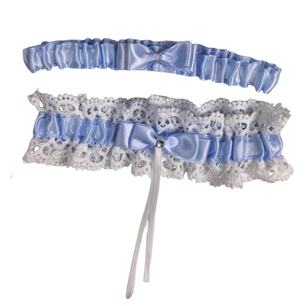 Bowknot Lolita Leg Rings Set Ruffled Lace Thigh Ring Fashion Sexy Leg Loop Girls