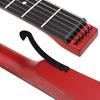 Anygig Portable Travel Electric Guitar 82CM Cherry Full Scale with Gig Bag for Right Handed 1.6KG 25.5"
