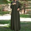 Muslims Clothes Women Loose Dresses Long Sleeve Shirt Dress Casual Robe Musulman Dubai Muslim Kaftan Muslim Dresses Turkish Cloth Oversize
